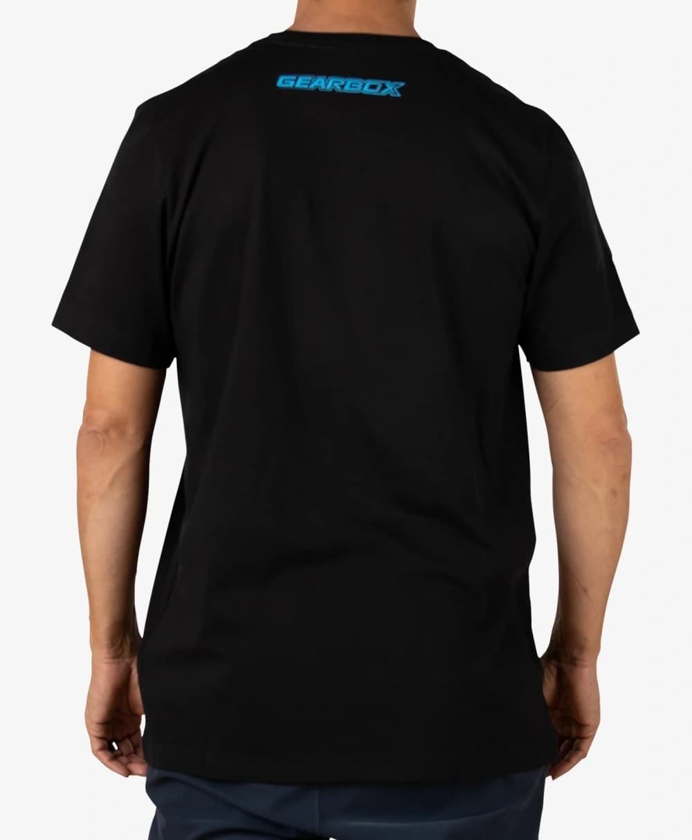 Áo Thun Cotton Nam Pickleball Màu Đen - Fade