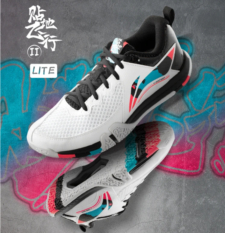 Giày cầu lông Nam và Nữ Li-Ning Saga II lite AYTT003-2 | Hàng Chính Hãng