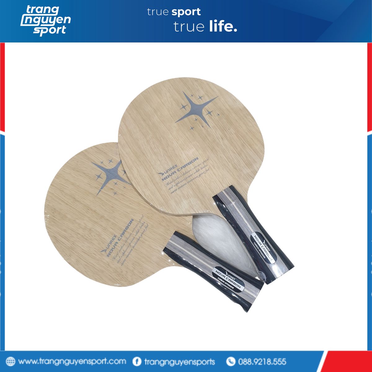 [Chính hãng] Cốt vợt Bóng Bàn Unrex Nova Carbon