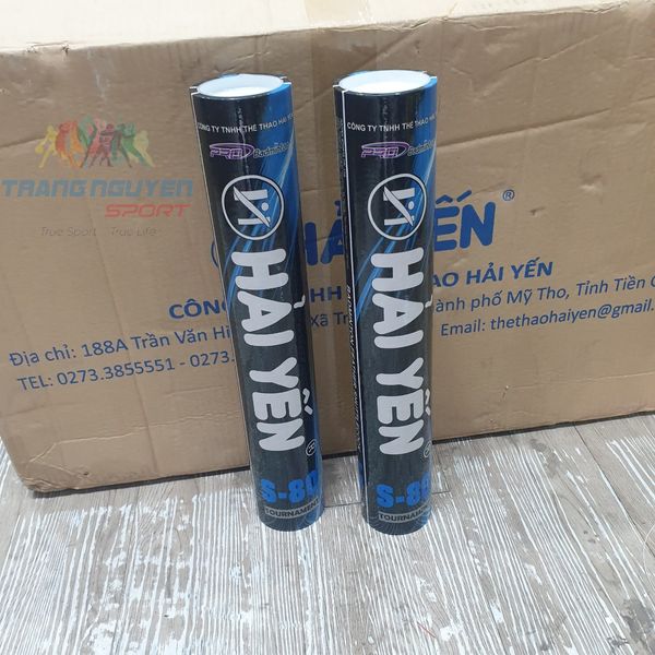 Combo 5 Hộp Cầu Lông Hải Yến S-80 Chơi Trong Nhà Năm 2024