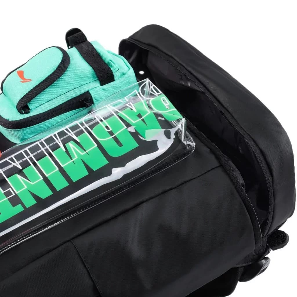 Balo Thể Thao Li-Ning - Balo Đựng Vợt Cầu Lông - Đen/Xanh | P-ABSS085-3