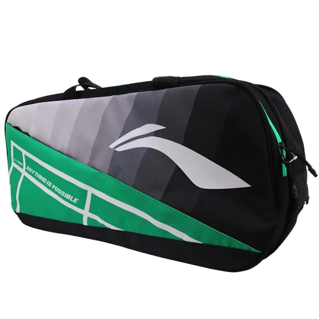 Túi Thể Thao Li-Ning - Túi Đựng Vợt Cầu Lông - Xanh/Đen | P-ABJS019-5