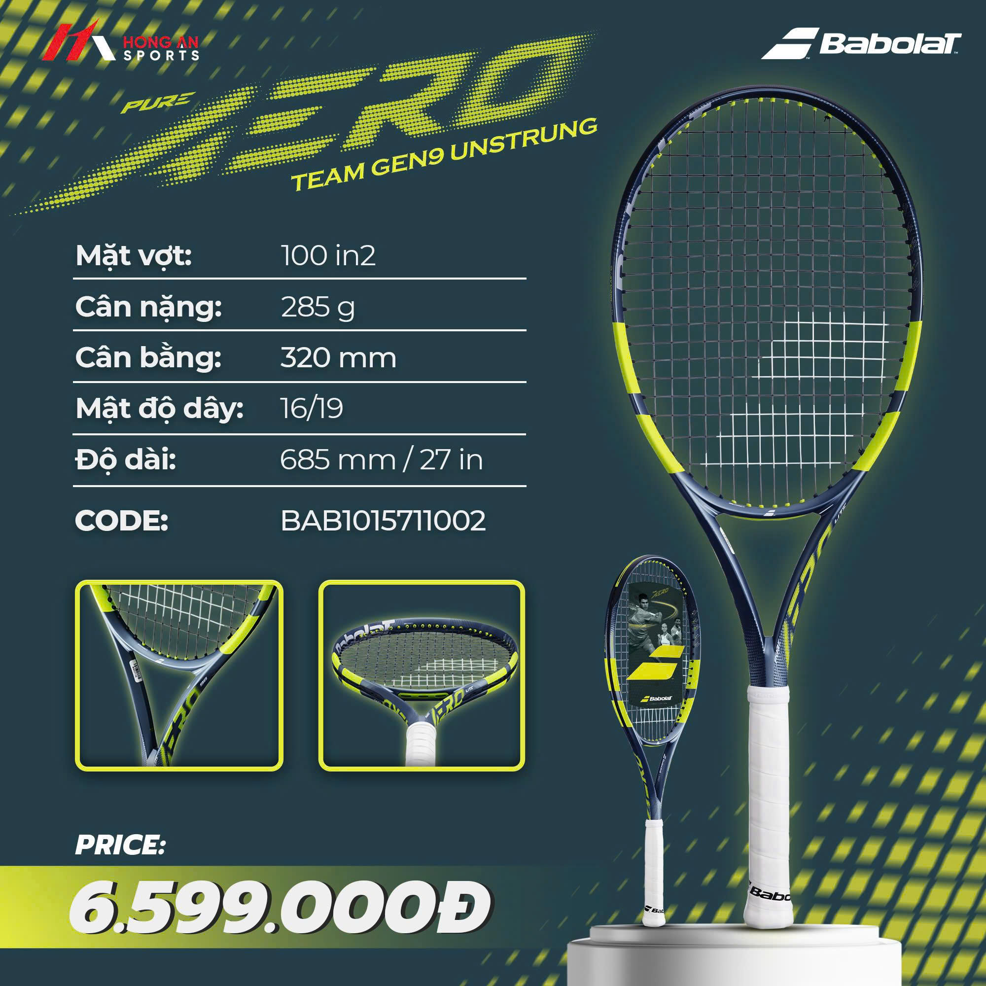 Vợt Tennis Babolat Chính Hãng - Báo Giá Mới