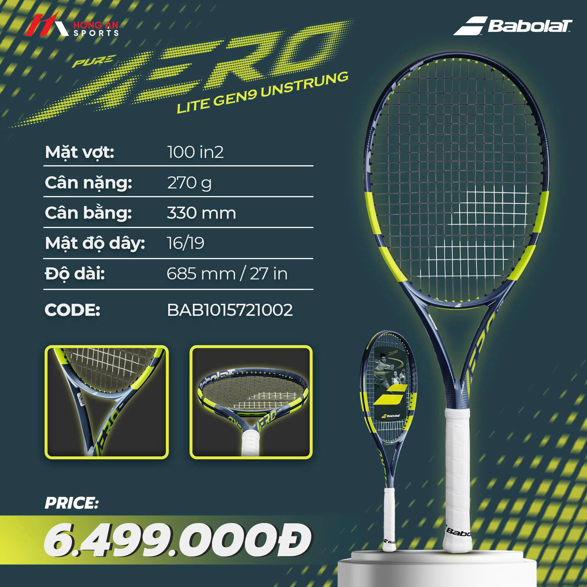Vợt Tennis Babolat Chính Hãng - Báo Giá Mới