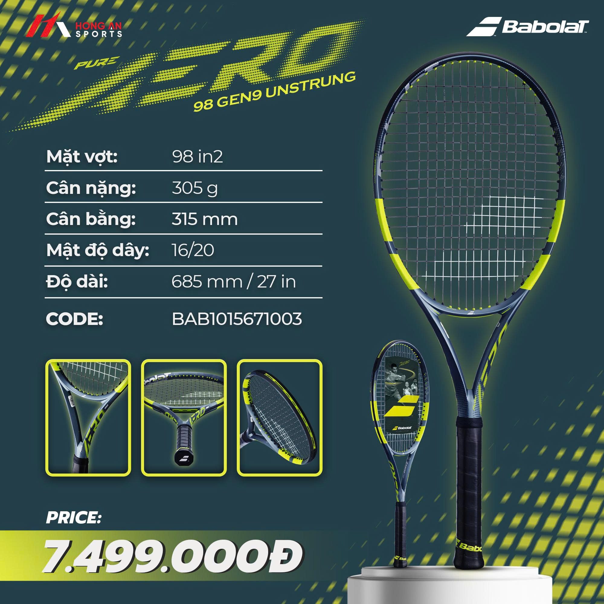 Vợt Tennis Babolat Chính Hãng - Báo Giá Mới