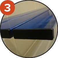 Băng Ghế Rời Gắn Nền Dài 2M Sodex Sport Mã Sản Phẩm S36061