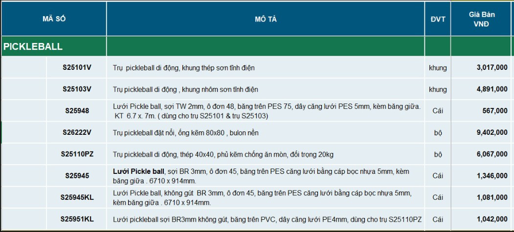 Trụ Pickleball Di Động Sodex S25103V | Nhôm 40 x 40mm - Căng Lưới Sân Thể Thao