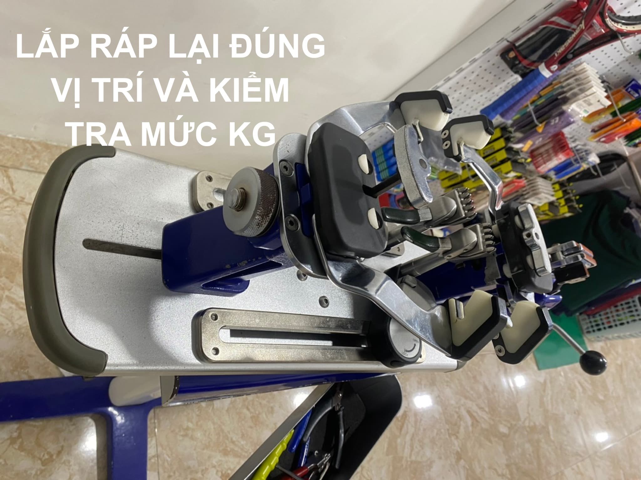 Bảo Trì - Bảo Dưỡng Máy Căng Vợt Tennis