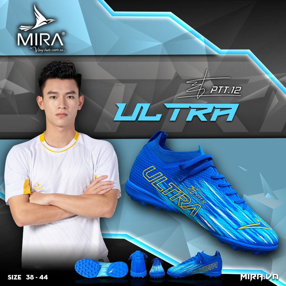 Giầy Đá Bóng Mira Ultra PTT12