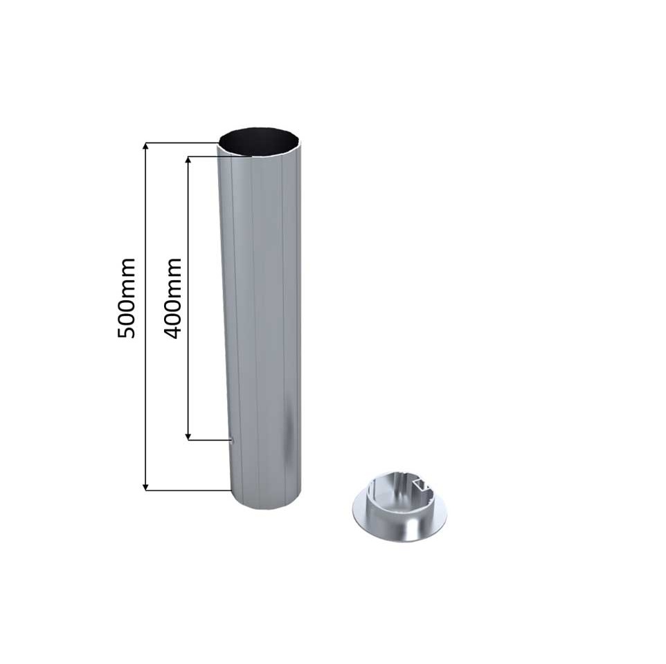 Bộ 2 Nòng Chôn Nhôm Dùng Cho Trụ Bóng Chuyền Ø90mm Sodex Sport Mã Sản Phẩm S30357BR