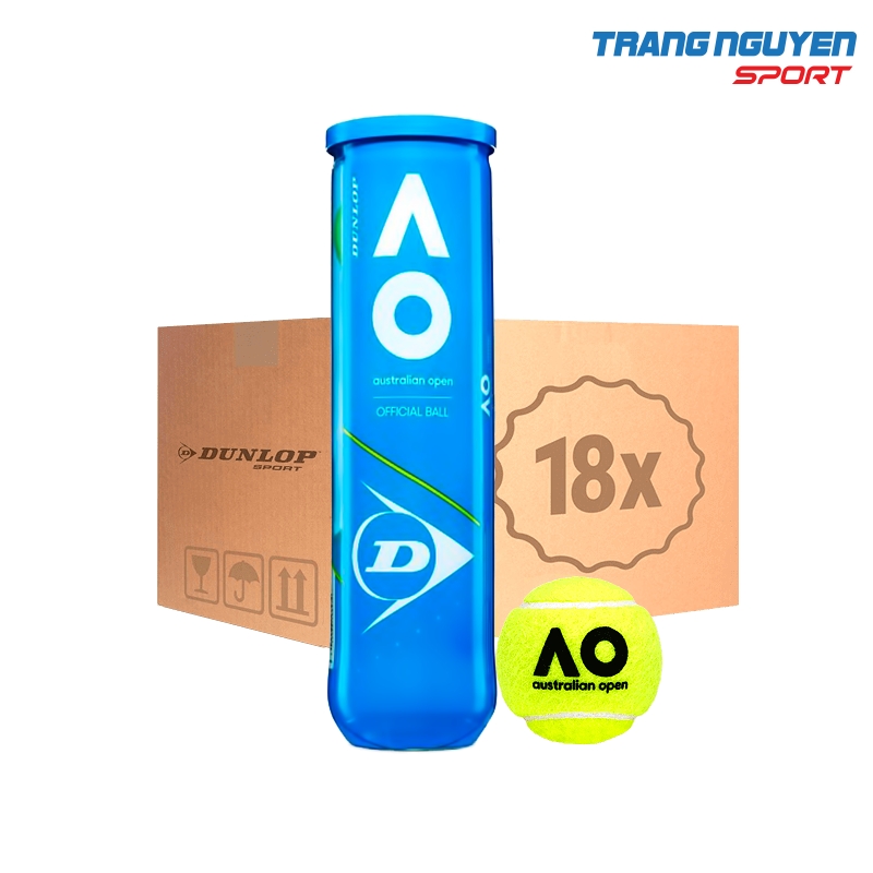 Bóng Tennis Dunlop AO  Hộp 4 Quả