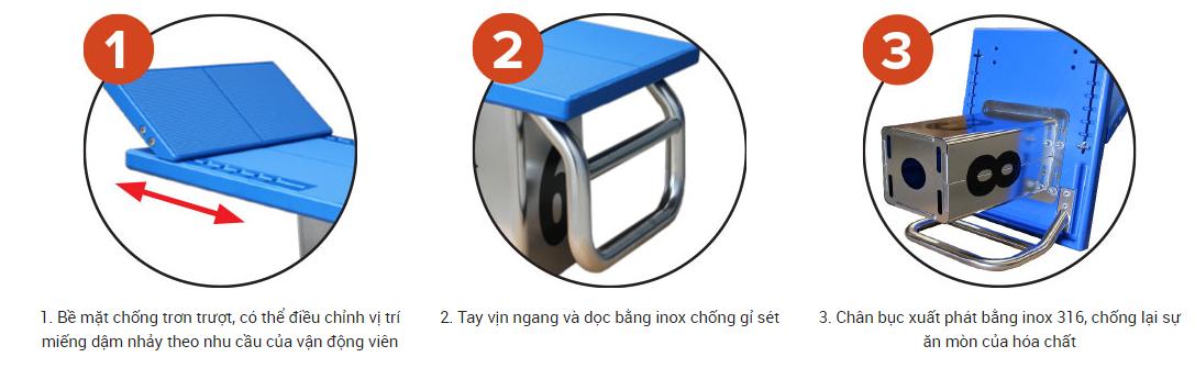 Bục Xuất Phát Hồ Bơi Thi Đấu Sodex Sport Mã Sản Phẩm S40120