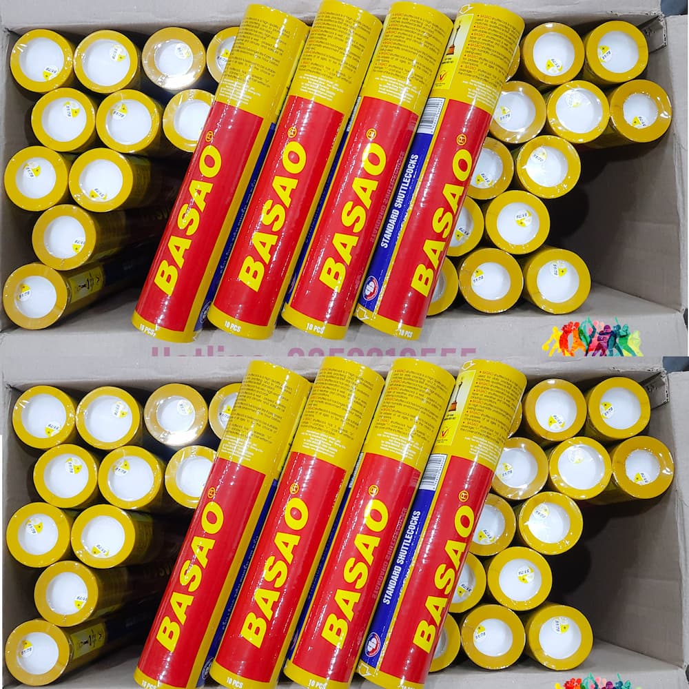 Thùng Cầu Lông Ba Sao Đỏ/Vàng (New 2025) - 10 Quả chơi ngoài trời