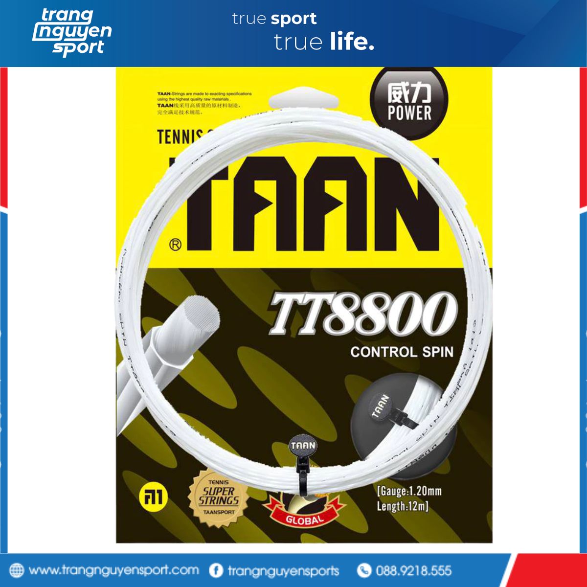 Cước Tennis Taan TT8800