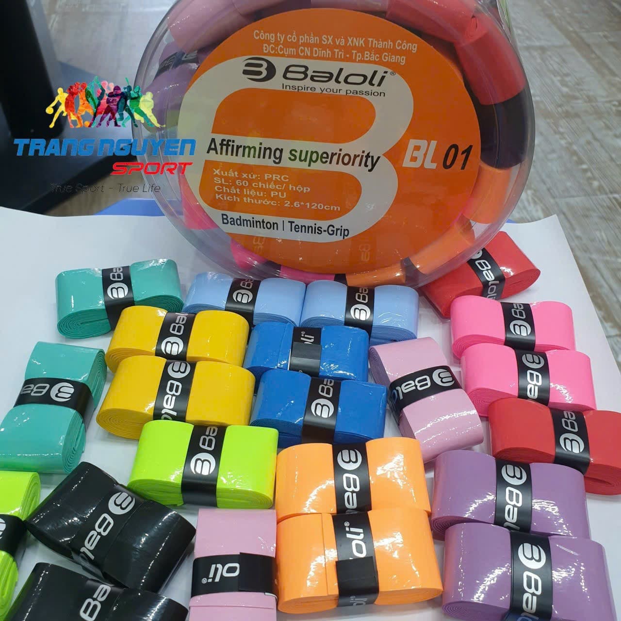 Quấn Cán Vợt Baloli có Lỗ loại dẹp Giá chỉ từ 15k