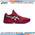 Giày Tennis Asics Court FF Novak Cranberry/White Năm 2022 (1041A089.605)