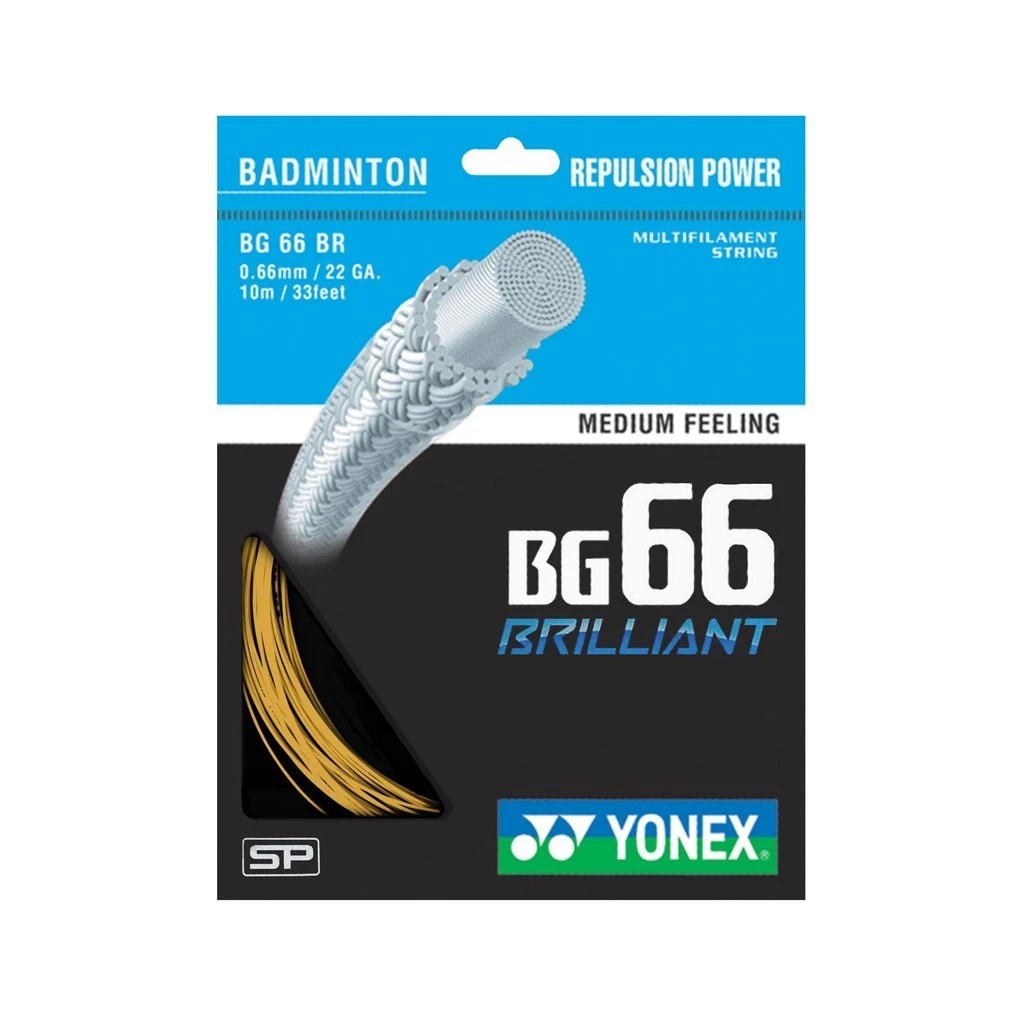 Dây Cước Căng Vợt Cầu Lông Yonex - BG 66 BRILLIANT - Vỷ 10m - 0.66mm | BG 66 Brilliant