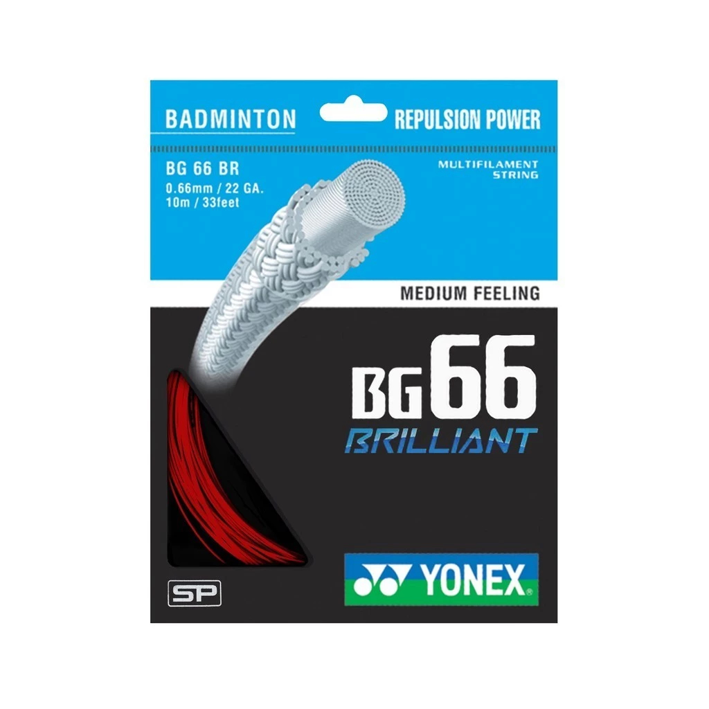 Dây Cước Căng Vợt Cầu Lông Yonex - BG 66 BRILLIANT - Vỷ 10m - 0.66mm | BG 66 Brilliant