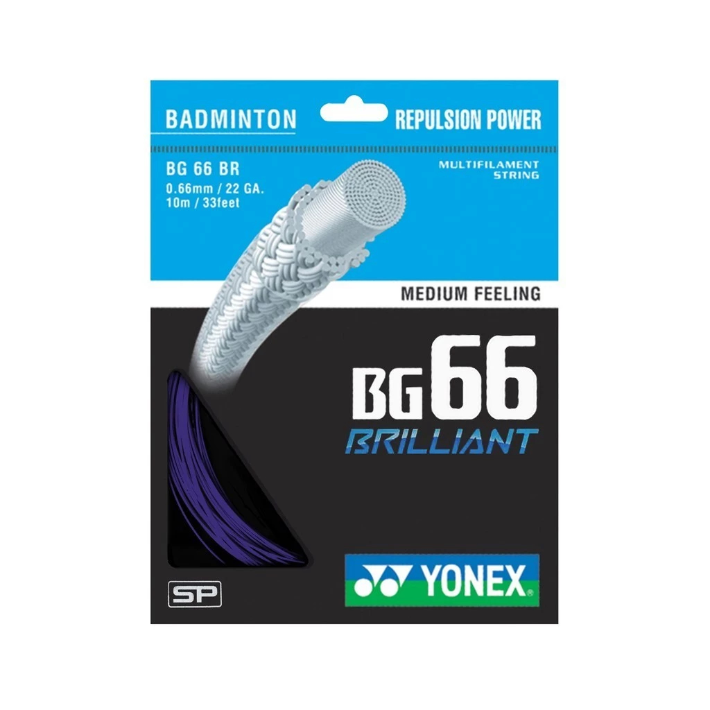 Dây Cước Căng Vợt Cầu Lông Yonex - BG 66 BRILLIANT - Vỷ 10m - 0.66mm | BG 66 Brilliant