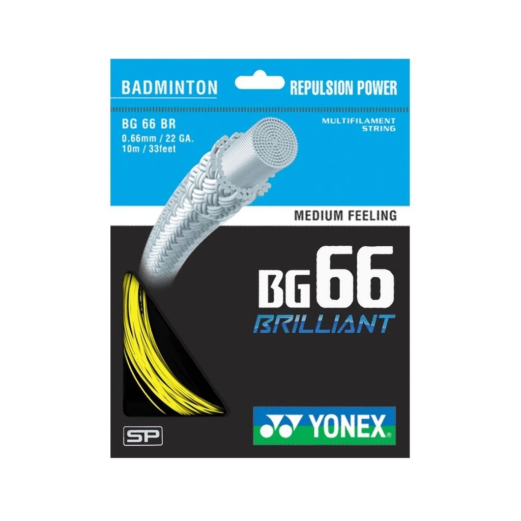 Dây Cước Căng Vợt Cầu Lông Yonex - BG 66 BRILLIANT - Vỷ 10m - 0.66mm | BG 66 Brilliant