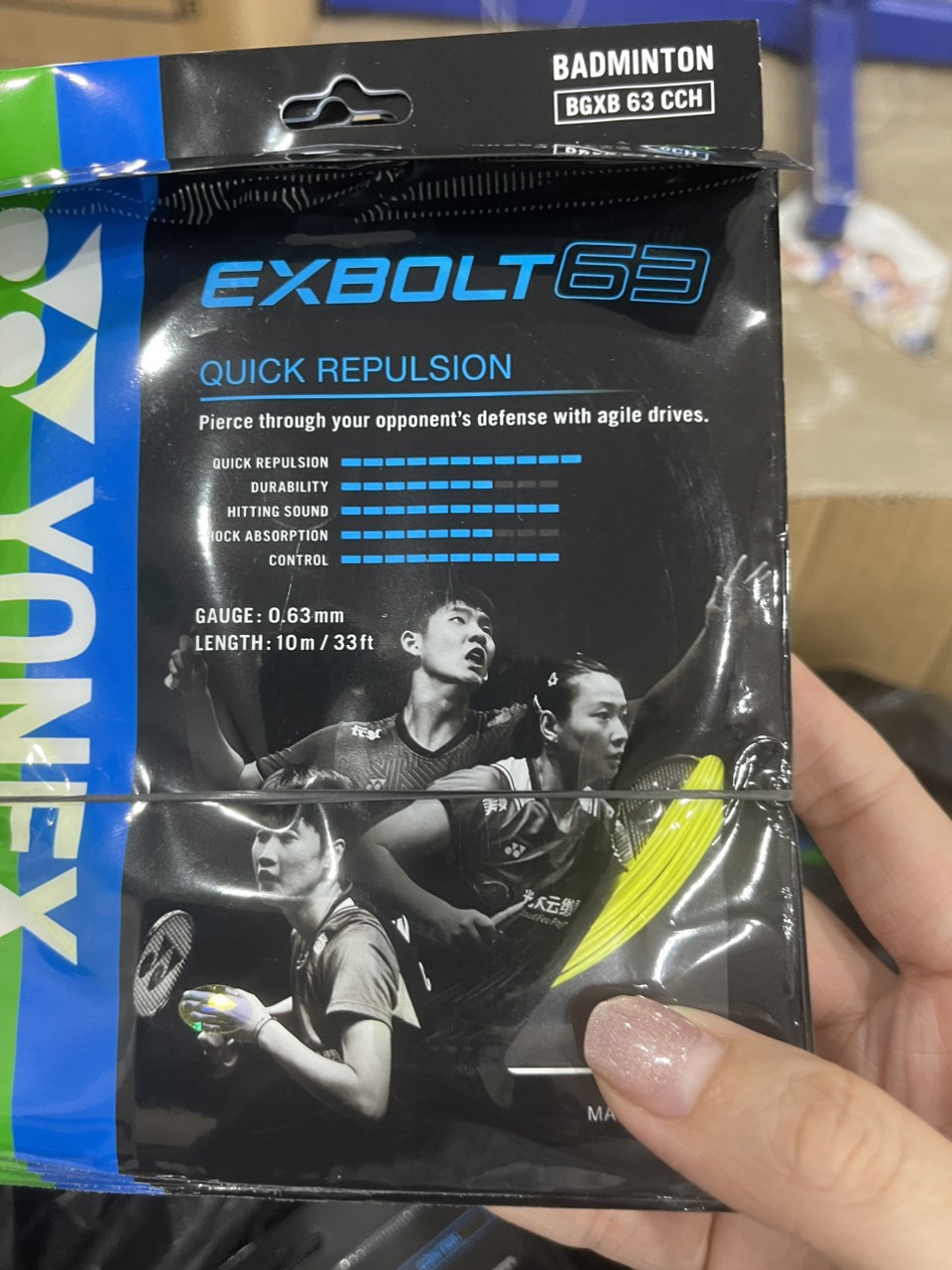 Dây Cước Cầu Lông Yonex Exbolt 68 - Vỉ 10m