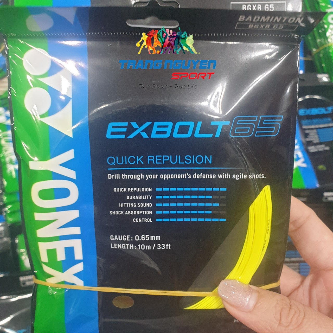 Dây Cước Cầu Lông Yonex Exbolt 68 - Vỉ 10m