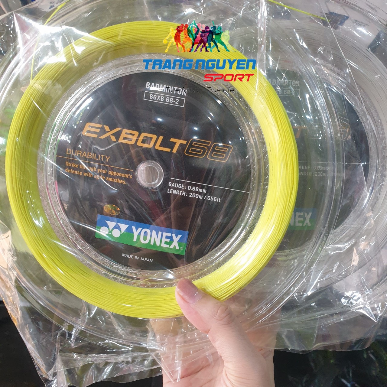 Dây Cước Cầu Lông Yonex Exbolt 68 Cuộn 200m