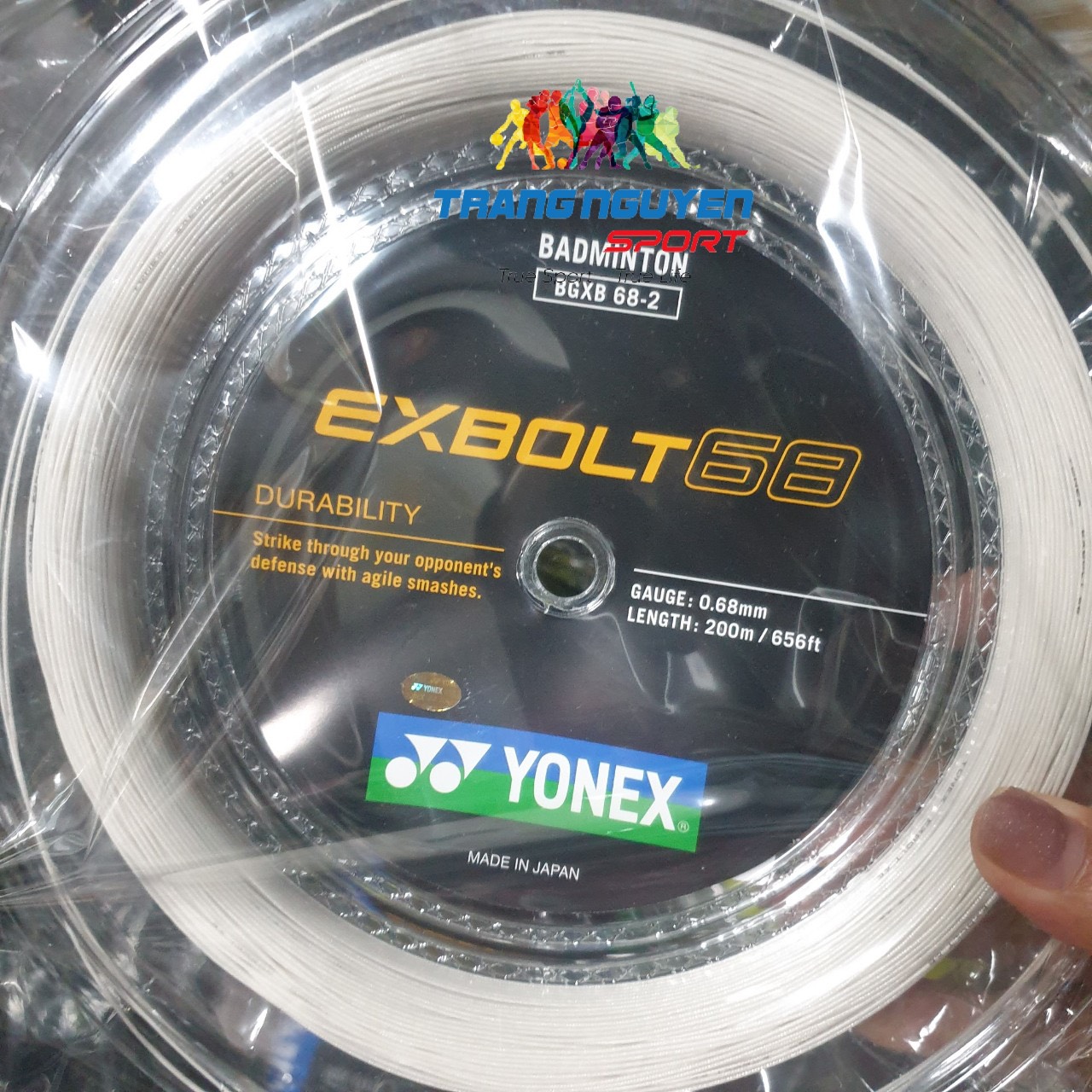 Dây Cước Cầu Lông Yonex Exbolt 68 Cuộn 200m