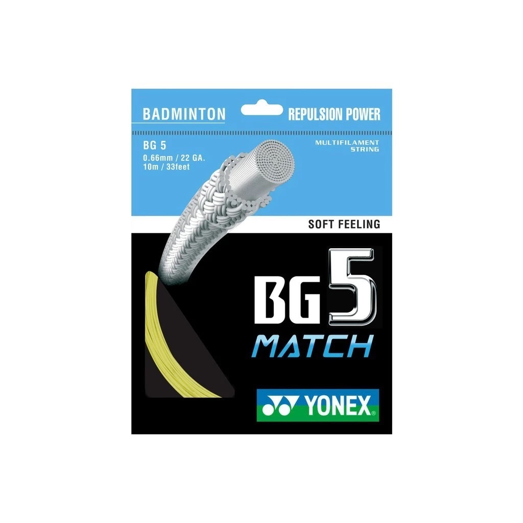 Dây Cước Đan Vợt Cầu Lông Yonex BG-5 MATCH | Nhiều màu