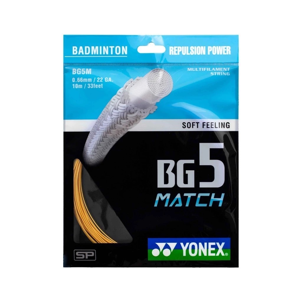 Dây Cước Đan Vợt Cầu Lông Yonex BG-5 MATCH | Nhiều màu