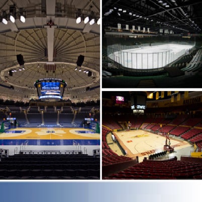 Đèn LED Chiếu Sáng Nhà Thi Đấu Arena (Vũ Đài hay Đấu Trường, Nhà hát)