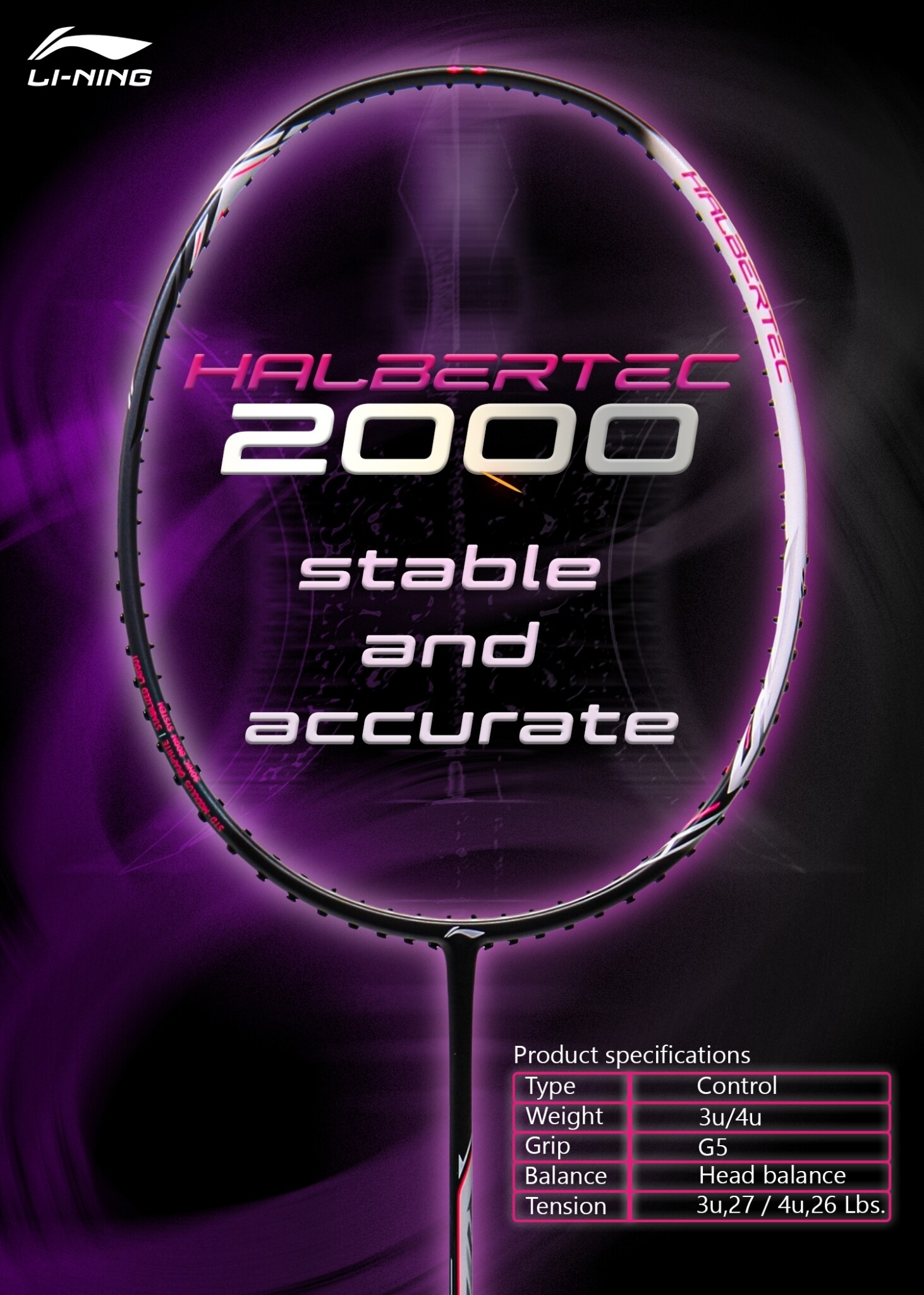 Vợt Cầu Lông Lining Halbertec 2000