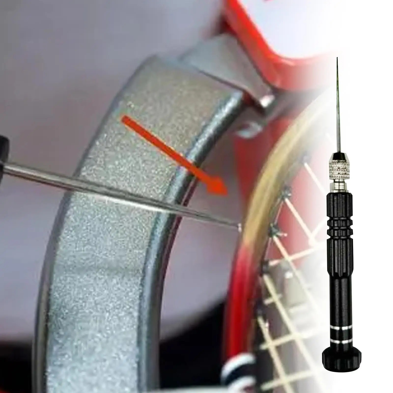 Dùi Căng Vợt - Khoan Lỗ - Kéo Dây Cước Cầu Lông, Tennis