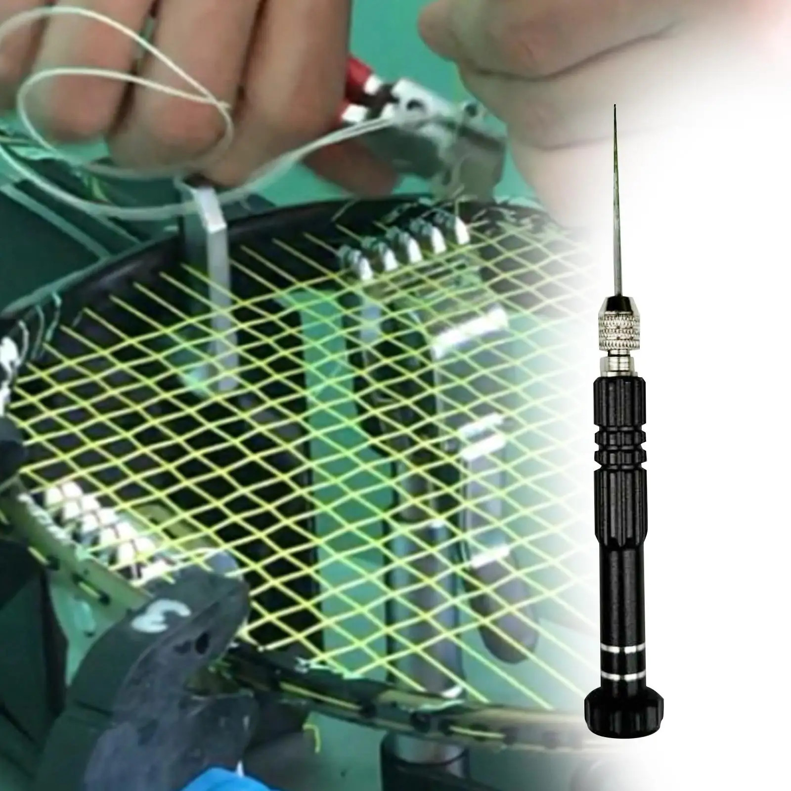 Dùi Căng Vợt - Khoan Lỗ - Kéo Dây Cước Cầu Lông, Tennis