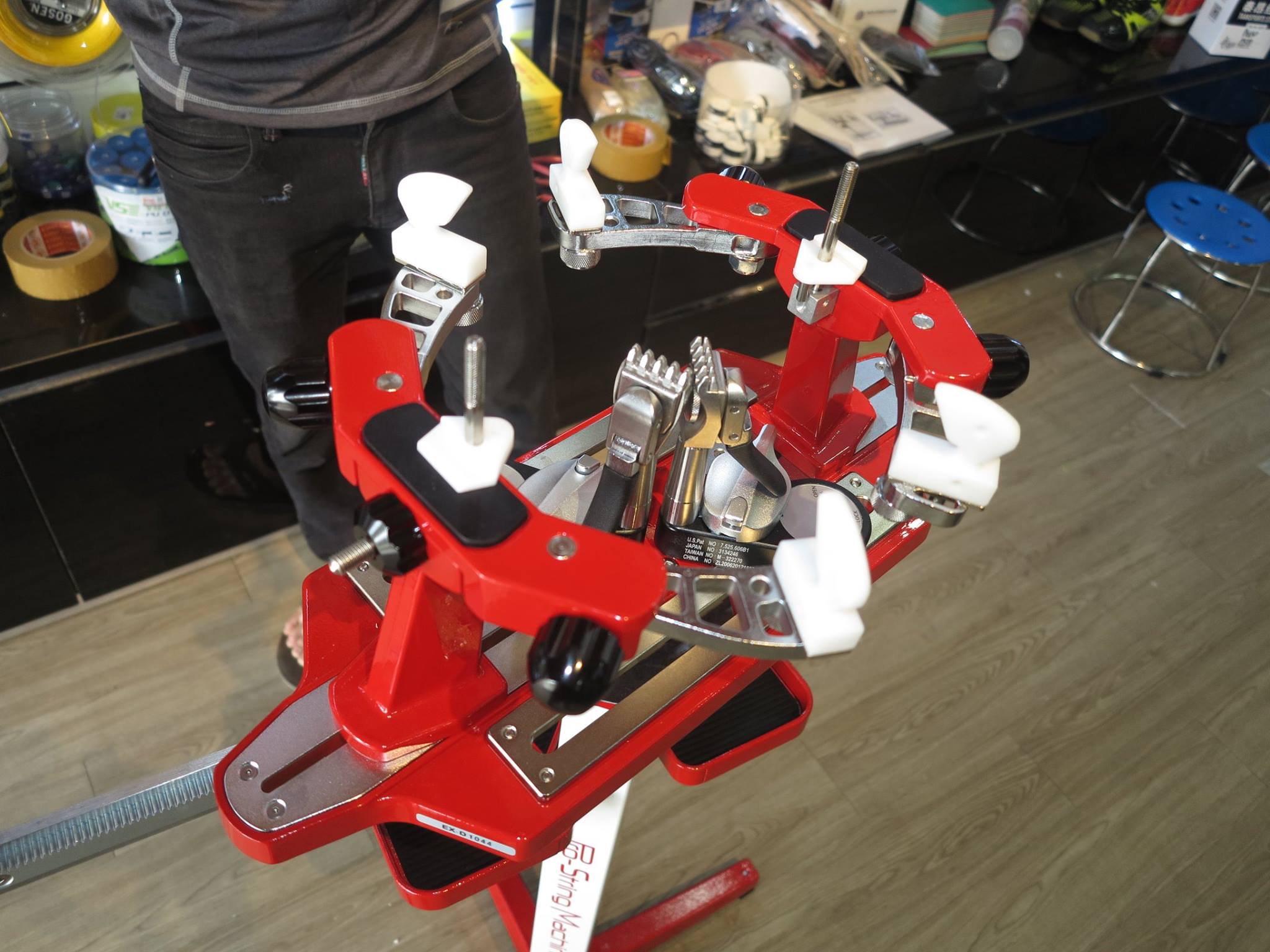 Máy Đan Vợt PROSTRING PRO-SM Màu Đỏ Năm 2024