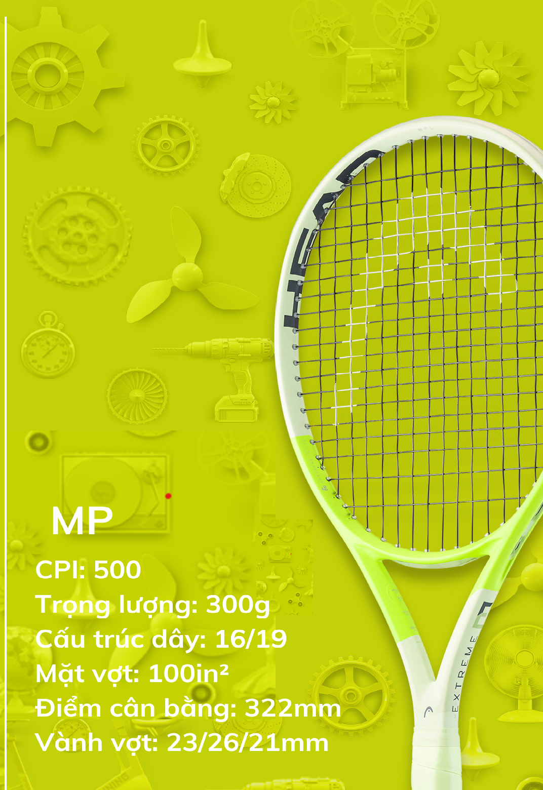 Vợt Tennis Head Extreme MP 2024 (300gr) | 231114
