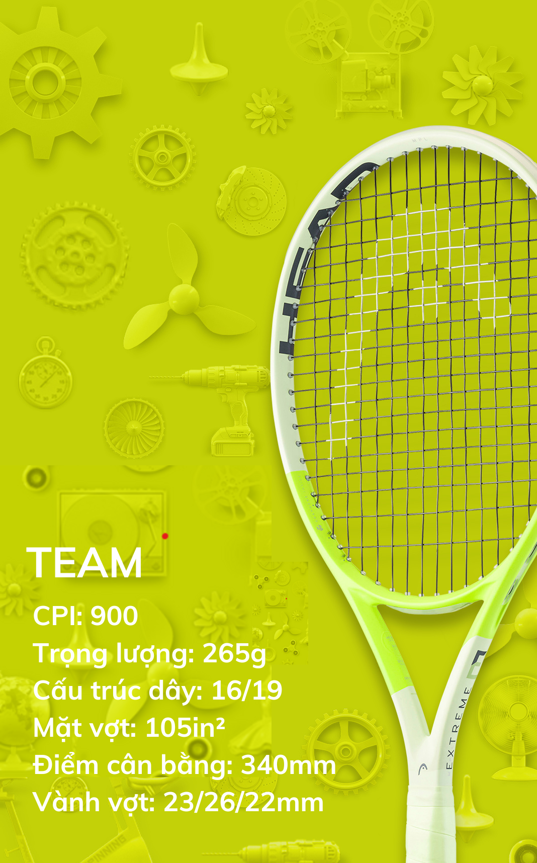 Vợt Tennis Head Extreme Team 2024 (265gr) | 231134