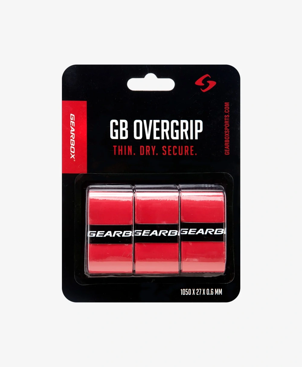 Quấn Cán Vợt Pickleball Gearbox Overwrap Grip - Red