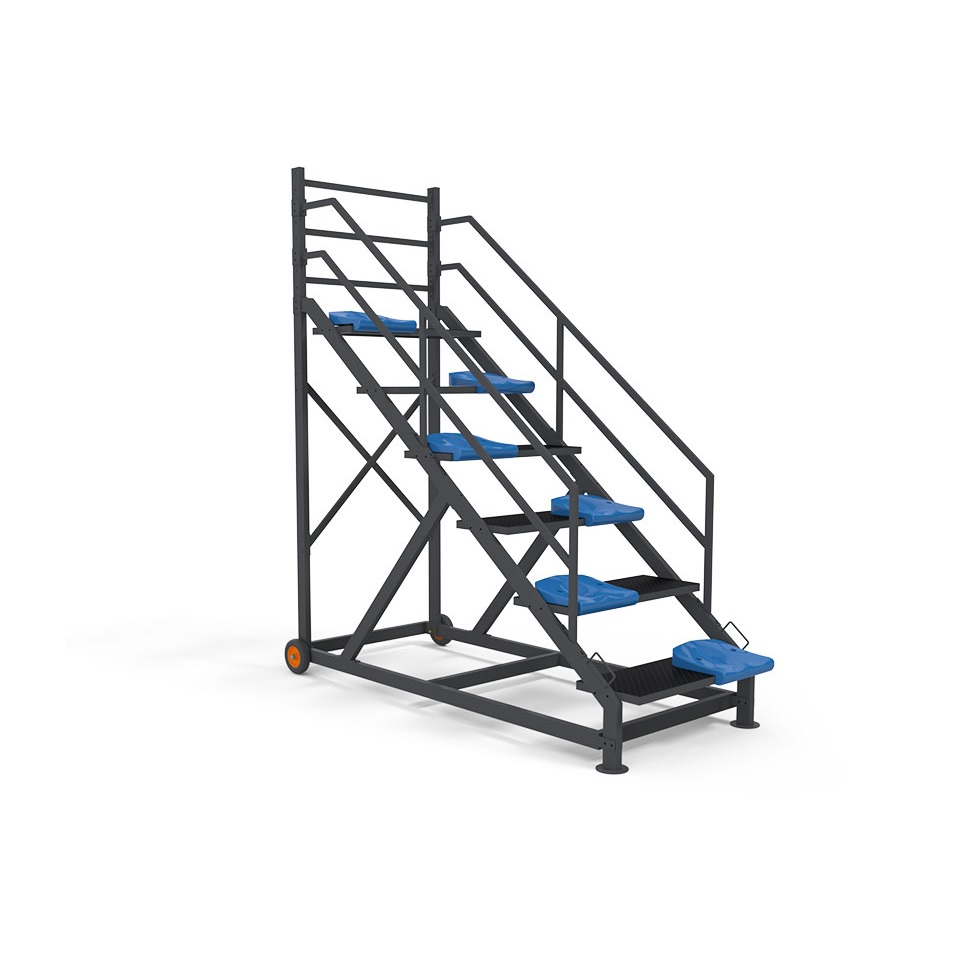 Ghế Trọng Tài Môn Điền Kinh, Sức Chứa 6 Người , Mặt Ghế Không Lưng Tựa Sodex Sport Mã Sản Phẩm S61862