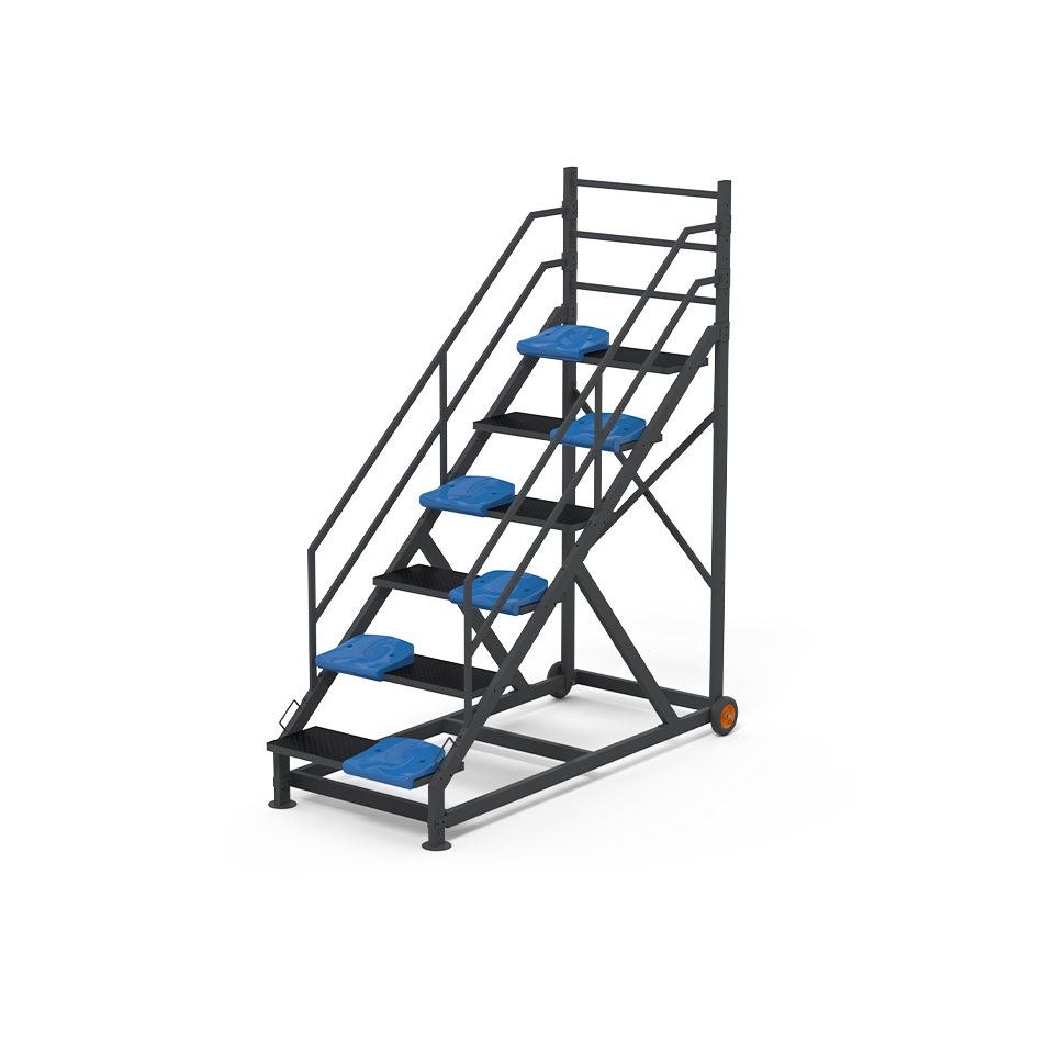 Ghế Trọng Tài Môn Điền Kinh, Sức Chứa 6 Người , Mặt Ghế Không Lưng Tựa Sodex Sport Mã Sản Phẩm S61862