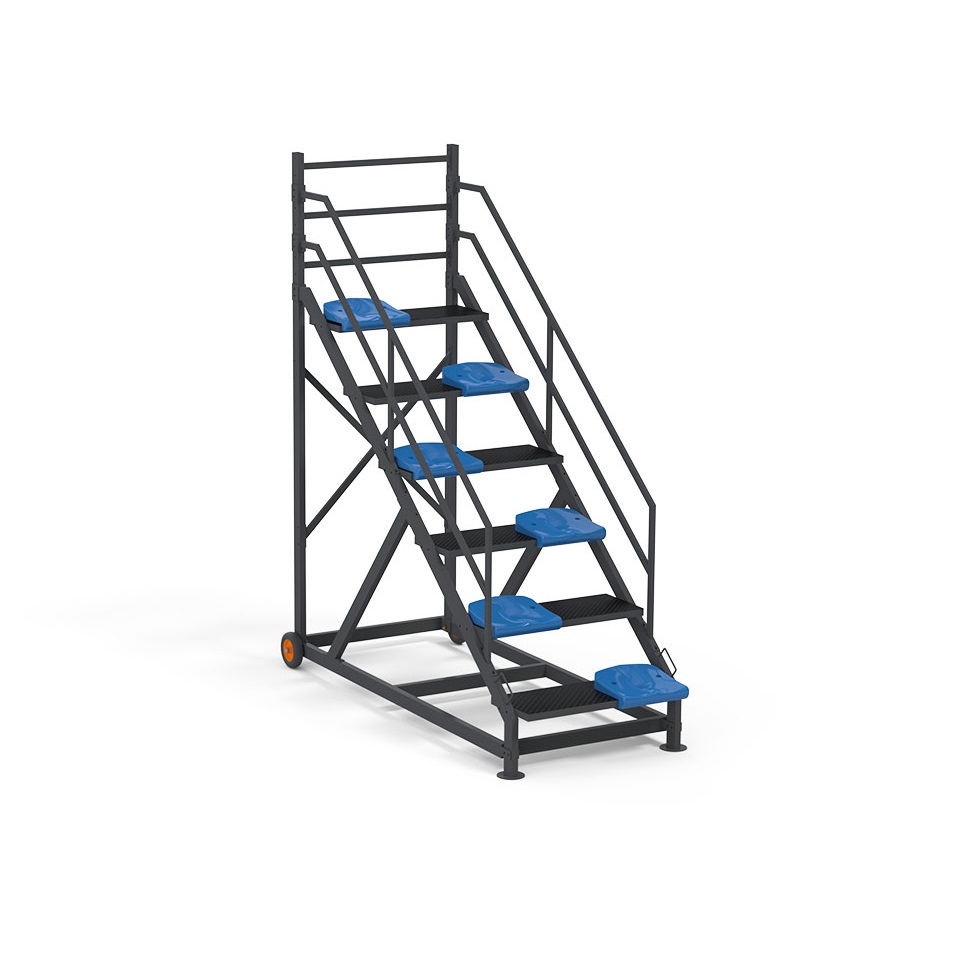 Ghế Trọng Tài Môn Điền Kinh, Sức Chứa 6 Người , Mặt Ghế Không Lưng Tựa Sodex Sport Mã Sản Phẩm S61862