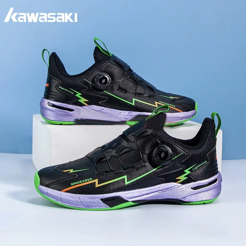 Giày Cầu Lông Kawasaki 3302 - Màu Đen