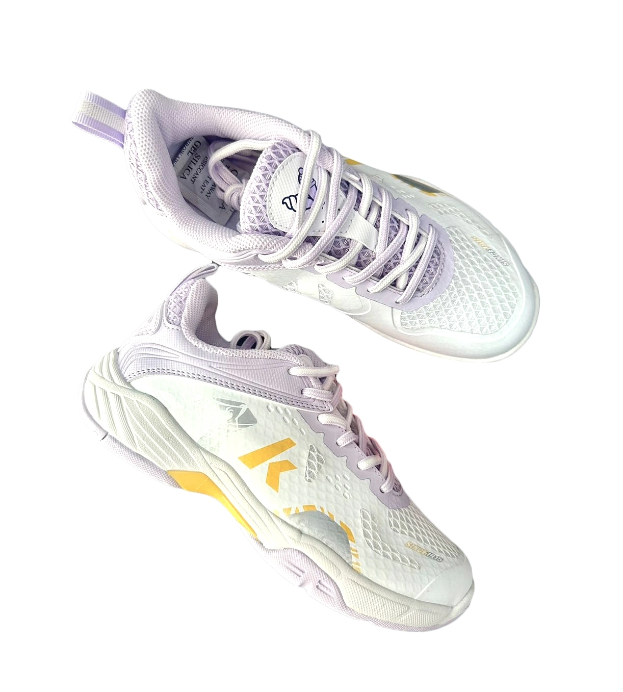 Giày Cầu Lông Kawasaki 3322 - Màu Tím Ghi
