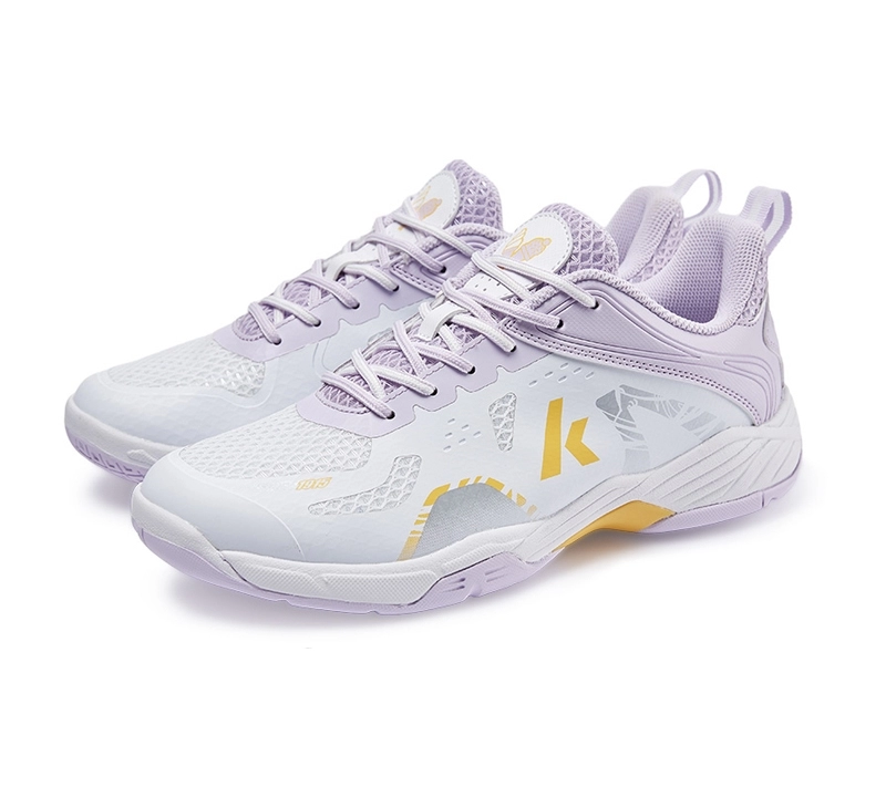Giày Cầu Lông Kawasaki 3322 - Màu Tím Ghi