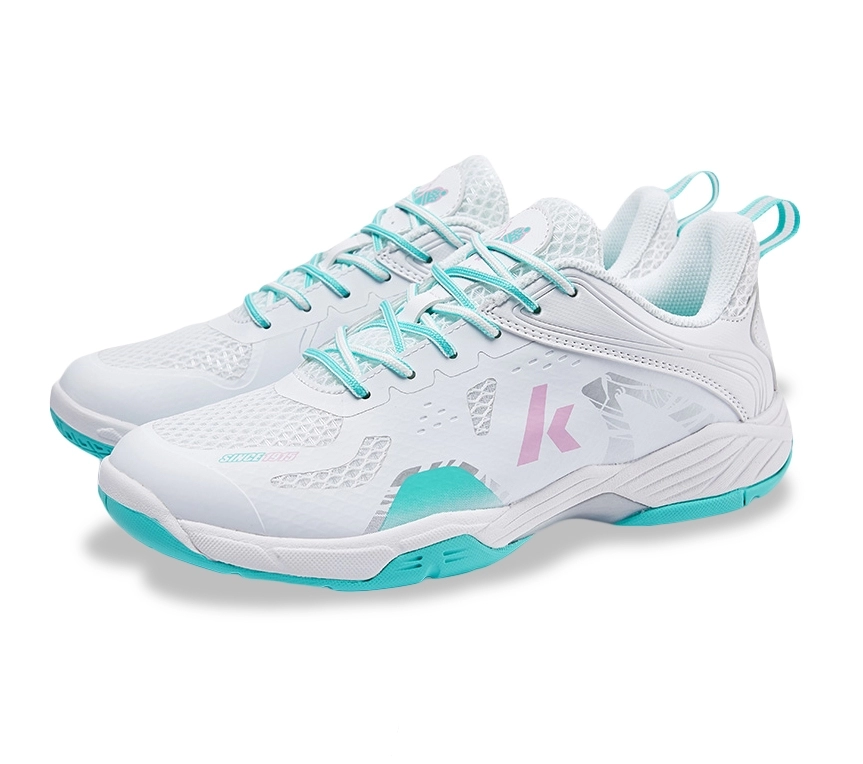 Giày Cầu Lông Kawasaki 3322 - Màu Trắng Xanh
