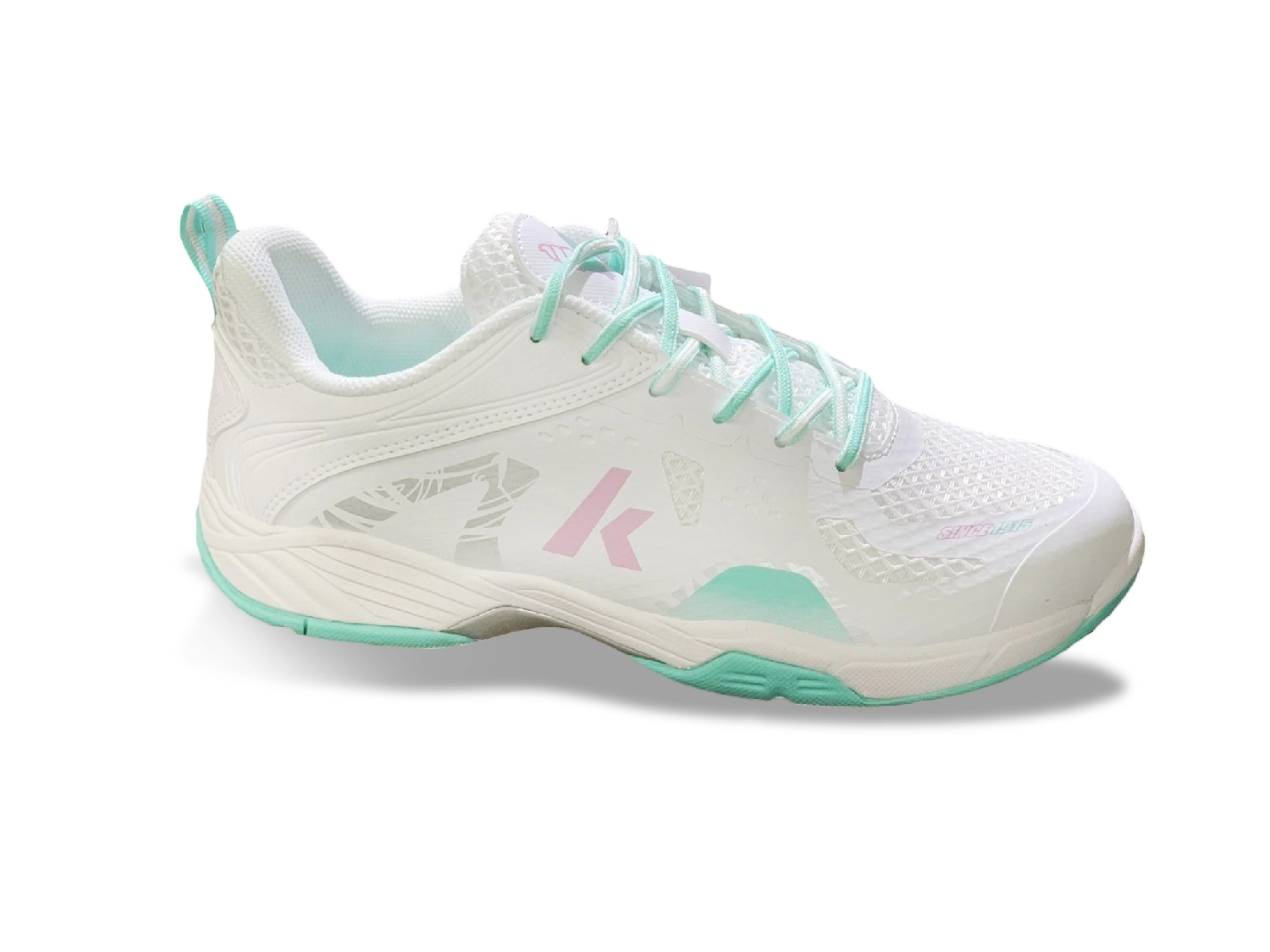 Giày Cầu Lông Kawasaki 3322 - Màu Trắng Xanh