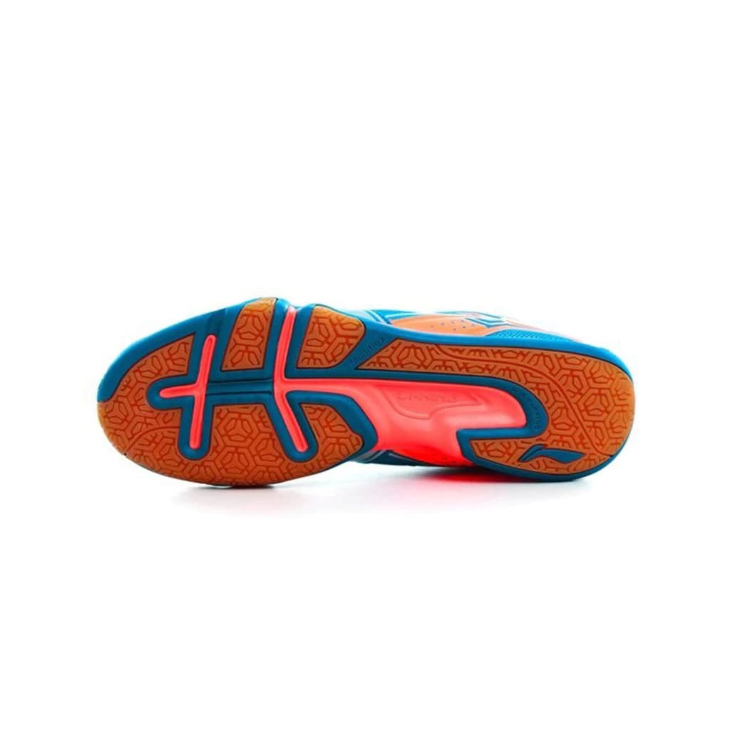 Giày Cầu Lông Li-Ning - SAGA - Xanh/Cam - Nam | AYTS071-1