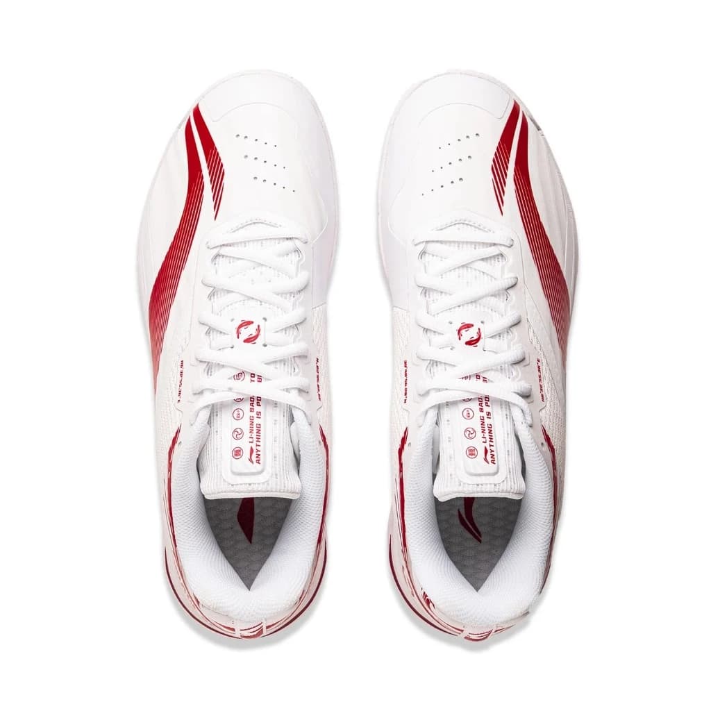 Giày Cầu Lông Li-Ning - Trắng/Đỏ - Nam | AYZU021-1