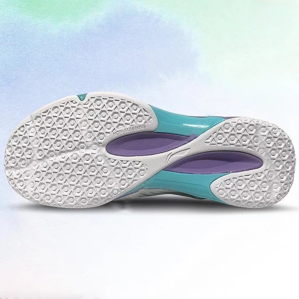 Giày Cầu Lông Lining - Trắng/Tím - Nữ | AYZT009-1