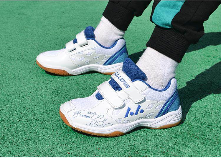 Giày Cầu Lông Lefus L1086 - Màu Trắng Xanh